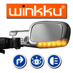 Unbranded Winkku Bike Mirror, Light and Indicator
