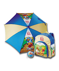 Winnie The Pooh Backpack and Umbrella