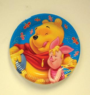 Unbranded Winnie the Pooh, plates pk 10