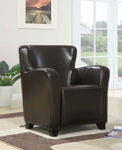 Unbranded Winston Armchair in Dark Brown Leather