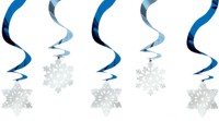 Unbranded Winter Wonderland Swirl Decs PK5
