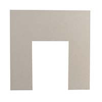 Dimensions: (H) 930 x (W) 930 mm, Back panel with cut out for fire, The natural beauty of stone