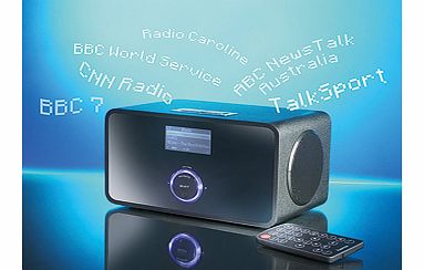 This well-priced internet radio picks up radio stations from all over the world using your home broadband wi-fi connection. It can broadcast all the major stations that youd normally pick up via a DAB radio, plus thousands of other national and regi