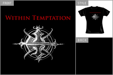 Unbranded Within Tempation (3D) Skinny T-shirt