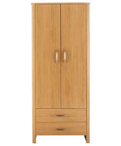 Woburn Robe with 2 Doors and 2 Drawers - Oak