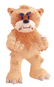 Wolfie Figurine Bad Taste Bear