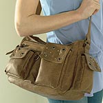 Womens Eyelet Pocket Bag