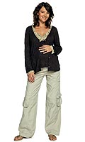 Womens Maternity Cargo Trousers