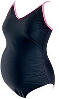 Womens Maternity Ruched Swimsuit