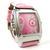 This pink ladies MP3 watch holds up to 30 of your favourite tunes on your wrist! Skip between tracks