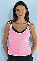 Womens Pack of 3 Strappy Cami Tops