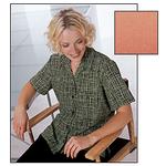 Womens Terracotta Weave Print Business Blouse - Size 12