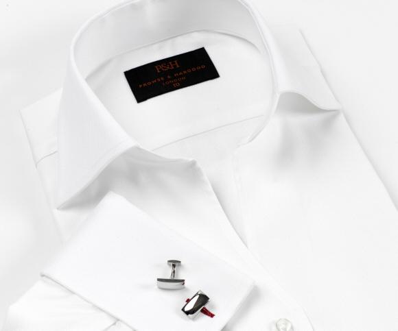 Womens White Royal Oxford Fitted Shirt