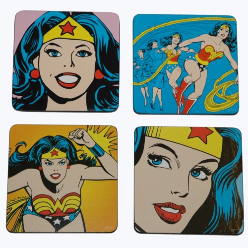 This set of four, crime fighting coasters make the perfect gift for any Wonder Woman fan! Each set i