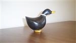 Unbranded Wooden Baby Ducks: approx. height - 10cm - Brown glaze
