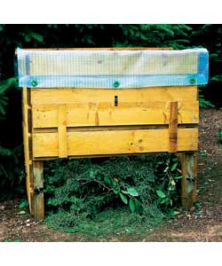 Unbranded Wooden Composter