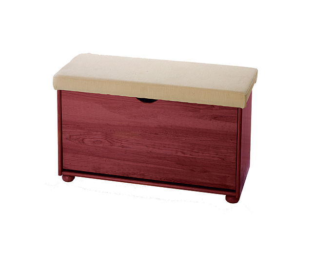 Wooden Shoe Bench. Ideal for the porch, hallway or bedroom, this smart little bench provides a comfo