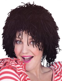 Unbranded Woolly Clown Wig - Black