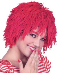 Unbranded Woolly Clown Wig - Red