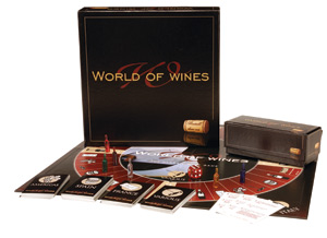 Deluxe trivia World of Wines game for the fan who wishes to know more about wines, as well as the ex