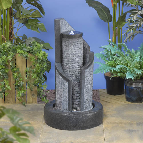 Unbranded Wrapped Grey Column Fountain