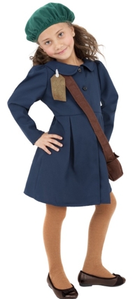 Unbranded WW2 Evacuee Girl Lucy - Small (4-6 Years)