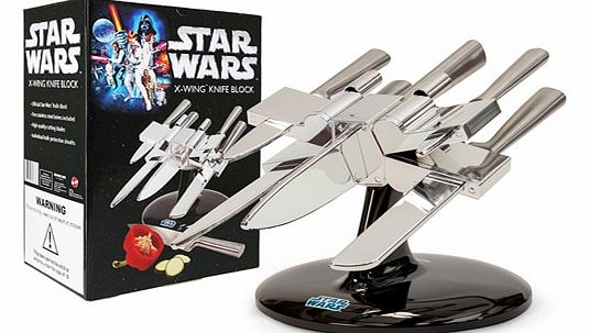 X-Wing Knife Block Say hello (or andlsquo;Skuandrsquo; if youandrsquo;re an Ewok!) to the officially-licensed, Lucas-approved, Star Wars X-Wing Knife Stand! The definitive Star Wars kitchenware! Including 5 premium-quality knives, you can slice, dice