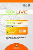 Xbox Live 4200 Points Card