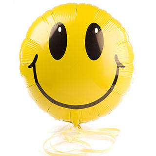 Unbranded Yellow Smile Balloon