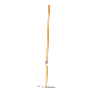 Yeomans Stainless Steel Soil Rake is for cultivating surface soil up to a depth of 2.5 - 5cm. It fea