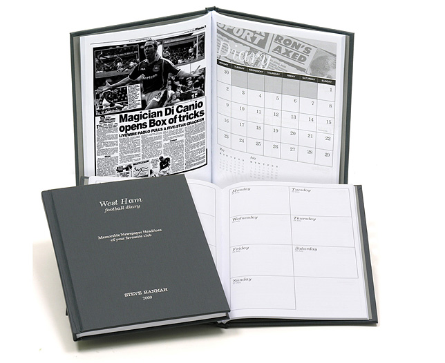 Unbranded Your Club Diary West Ham