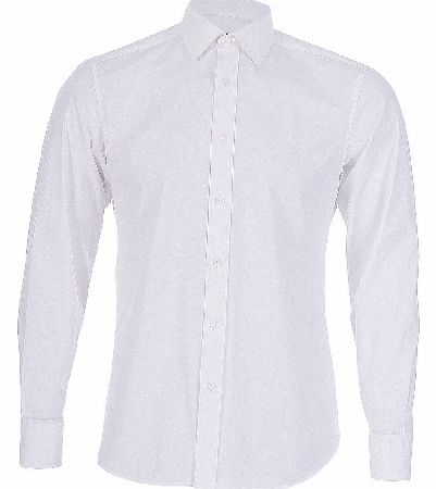 Z Zegna Drop 8 Fit White Shirt features one collar button with single cuff button and sharp collar neatly tailored it gives a tidy and sophisticated fit. Colour: White Fabric: 95% Cotton 5% Elastane Care: Hadnwash