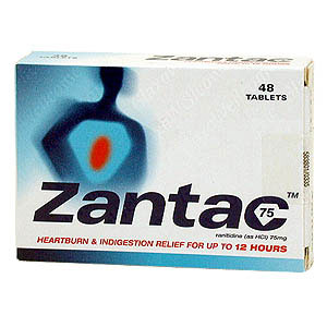 Zantac 75 Tablets - Size: 48