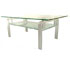 Zara Crystal Coffee Table   Size: 1120x600x420 mm 10mmandnbsp;Tempered glass 12mm crackled glass/