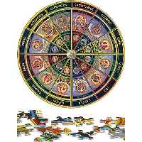 Zodiac Round Puzzle (625 piece)