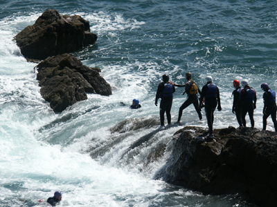 Up to andpound;100 Coasteering