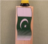 Upfront Cricket Academy UPFRONT 2 Pakistan cricket bat stickers (world cup shirt ball)