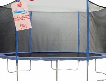 Upper Bounce 15 ft Trampoline Enclosure Safety Net Fits Using 8-Straight Poles