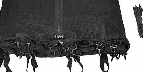 Upper Bounce 8 ft Trampoline Enclosure Safety Net Fits Using 4-Poles
