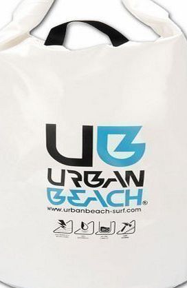 Urban Beach 30Ltr Dry Sack with Shoulder Straps. Waterproof Dry Bag with welded seams. Suitable for all water-sports users. Convenient Shoulder Straps for comfort. In White.