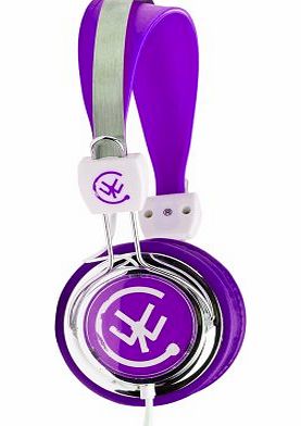 Urbanz ZIP Childrens Kids Multi-Device Stereo Headphones (Purple)