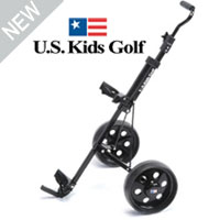US Kids Golf Easy Walk Pull Trolley