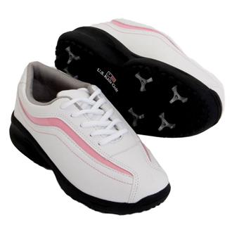 US Kids Golf US Kids Girls Spiked Lace Golf Shoes 2012