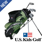 US Kids Golf US Kids Lime Girls Starter Set 10-12 years