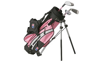 US Kids Golf US Kids Pink Stand Bag Set 2008 (Girls)