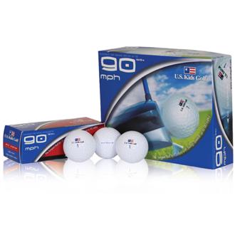 US Kids SS 90 MPH White Golf Balls (12 Balls)