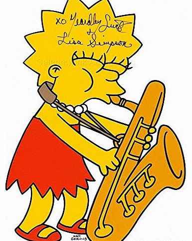 YEARDLEY SMITH as The Voice Of Lisa Simpson - The Simpsons GENUINE AUTOGRAPH
