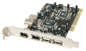 usb 2.0 & FireWire Combo PCI Card with ULEAD
