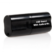 USB 2.0 Audio Adapter - Black