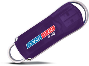 2.0 Flash / Key Drive - 8GB - Dane Elec zMate Jelly - #CLEARANCE